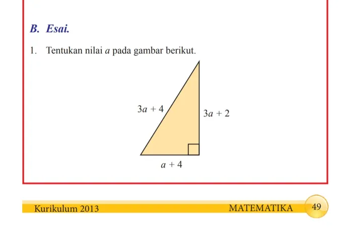 Kunci Jawaban Matematika Kelas 8 Halaman 49 50 51 52 Uji Kompetensi 6