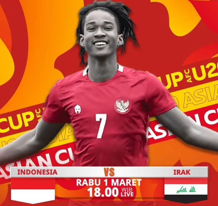 Jadwal Tayang Timnas Indonesia U 20 Vs Irak Hari Ini Nonton Siaran