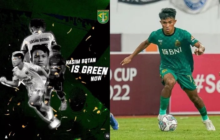 Kasim Botan Resmi Berseragam Persebaya Surabaya Ini Profil Dan Rekam