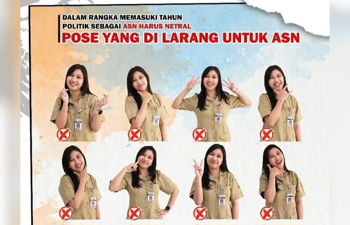 Asn Dilarang Foto Berpose Apa Saja Di Masa Pemilu Ini Pose