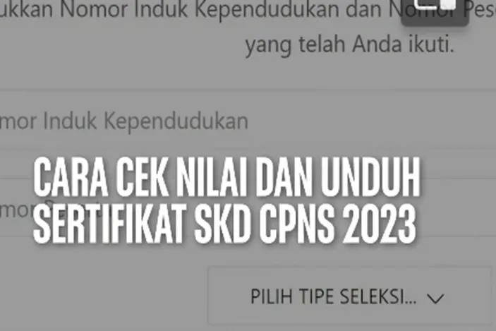 Tes SKD CPNS 2023 Dimulai Begini Cara Cek Nilai SKD CPNS Dan Jadwal