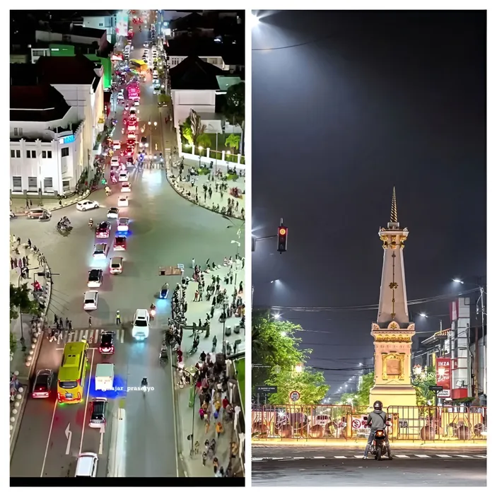 Car Free Night Malam Tahun Baru Di Yogyakarta Jalur Tugu Malioboro