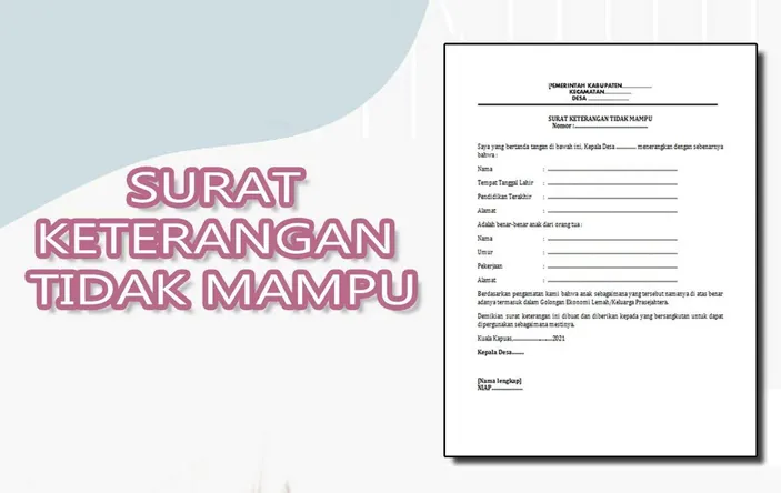 Panduan Lengkap Mengurus Surat Keterangan Tidak Mampu SKTM Secara