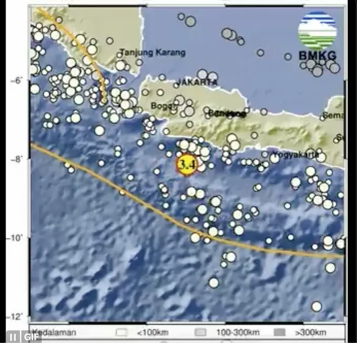 Catatan Jumlah Gempa Di Jawa Barat Selama Bulan April 2024 Kata BMKG