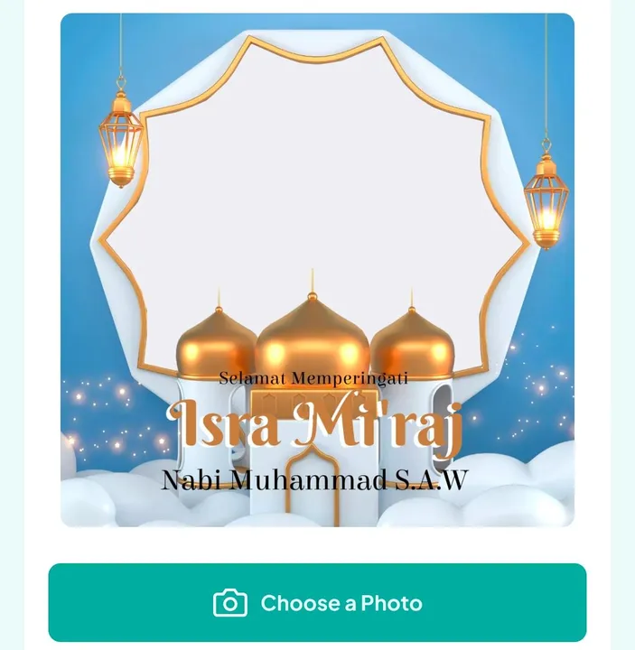 Twibbon Isra Miraj Berikut Link Twibbon Isra Miraj Rajab