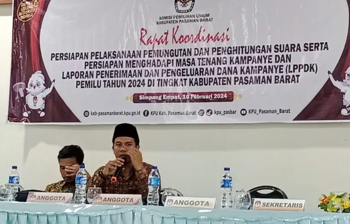 Pemilu Kpu Pasbar Imbau Peserta Pemilu Agar Berhenti Kampanye