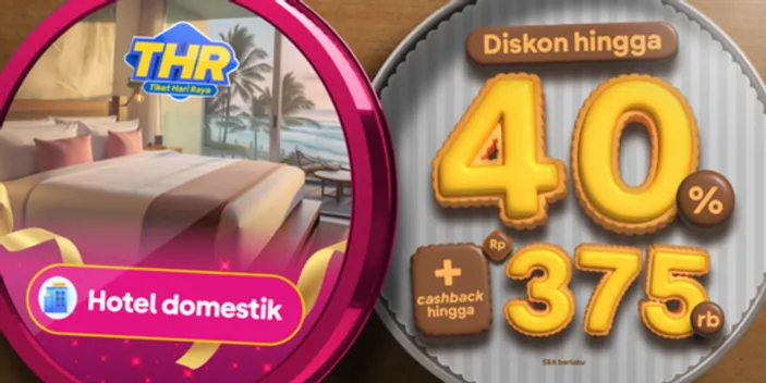 Promo Thr Dari Tiket Nikmati Diskon Persen Ekstra Cashback