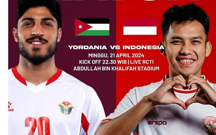 Link Live Streaming Timnas Indonesia Vs Yordania Di Piala Asia U