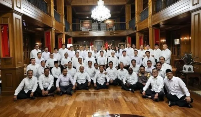 Beredar Daftar Menteri Kabinet Prabowo Setelah Pelantikan Presiden