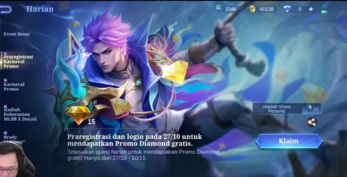 Skin Apa Saja Yang Ada Di Event Diamond Kuning Mobile Legends 2024 Ini