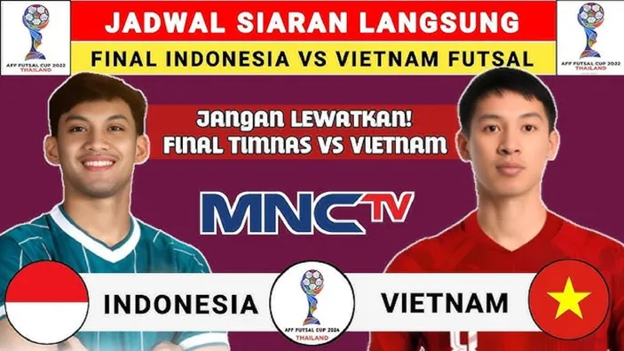 LINK NONTON GRATIS Live Streaming Timnas Futsal Indonesia Vs Vietnam