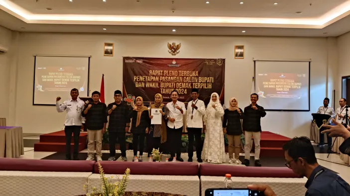 KPU Demak Rembang Dan Kendal Resmi Menetapkan Pasangan Bupati Dan