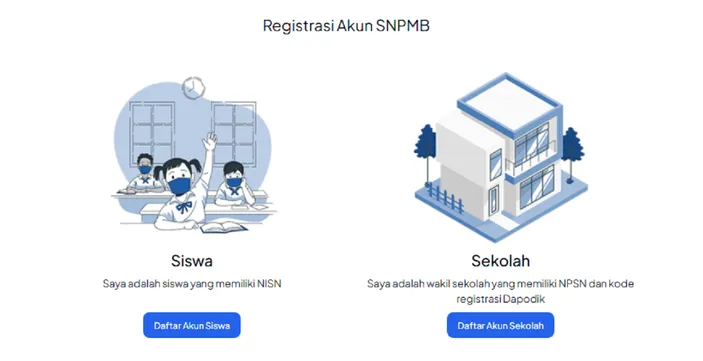 Cara Daftar Akun Snpmb Pendaftaran Snbp Untuk Gap Year Bisa