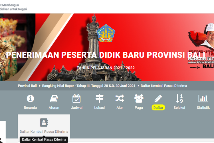 Siap Ppdb Bali Link Daftar Ulang Ppdb Bali Jenjang Sma Simak