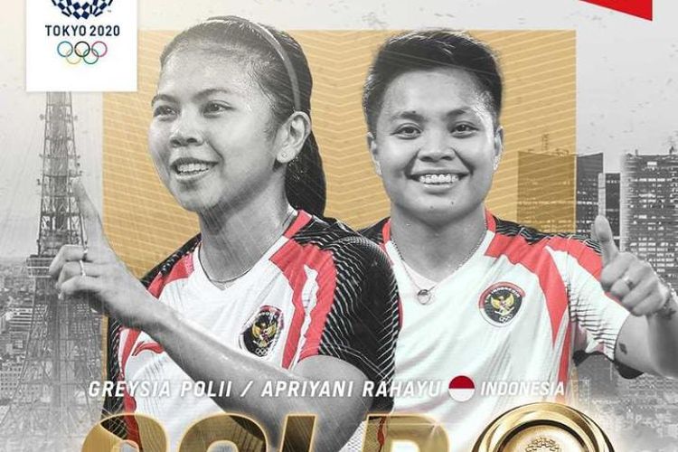 Semata Wayang Di Tokyo 2020 Greysia PoliiApriyani Rahayu Sumbang Emas