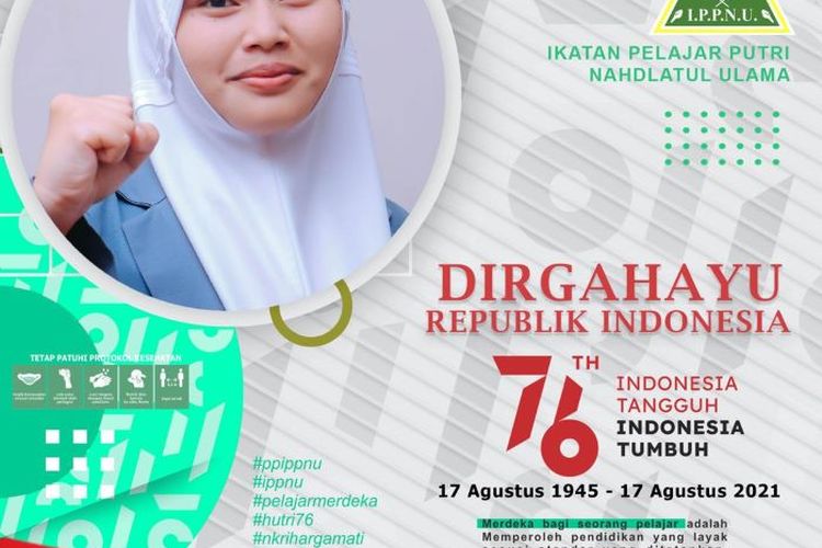 Semarakan HUT RI Ke 76 Dengan Pasang Twibbon Organisasi Cocok