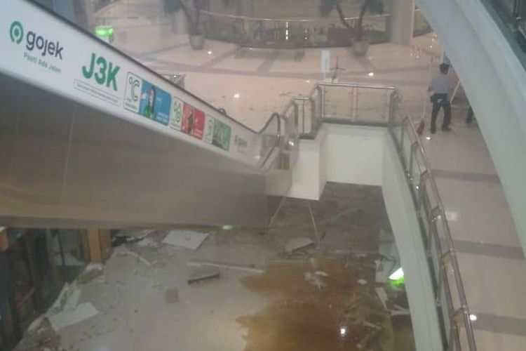 Atap Mall Margo City Ambruk Pengelola Tanggung Semua Biaya Perawatan