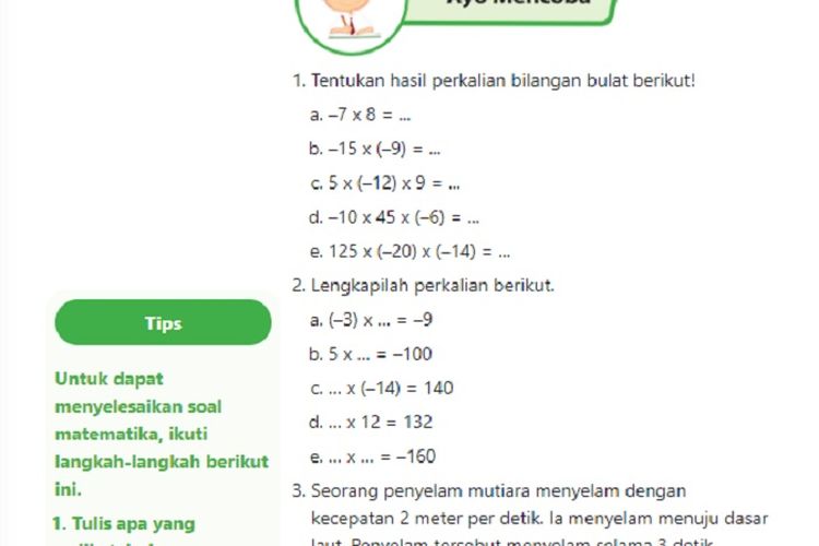 Kunci Jawaban Matematika Terbaru Kelas Sd Halaman Nomor Sampai