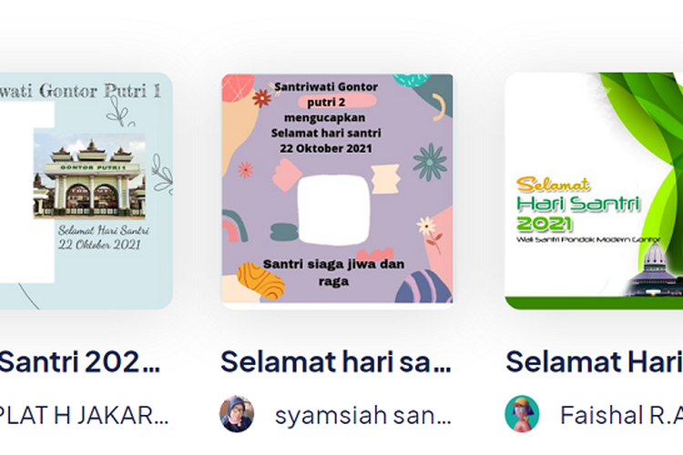 Link Twibbon Hari Santri 2021 Gontor Klik Dan Pasang Bingkai Foto Hari