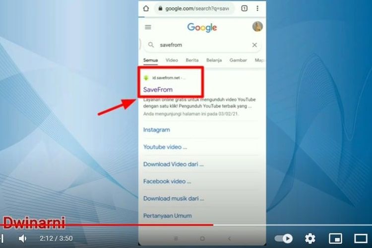 Cara Mudah Menyimpan Video Youtube Ke Galeri Handphone Cukup Lakukan