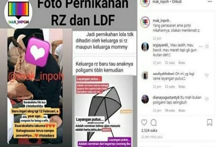 Terungkap Foto Pernikahan Diduga Mantan Suami Mommy ASF Ricky Zainal