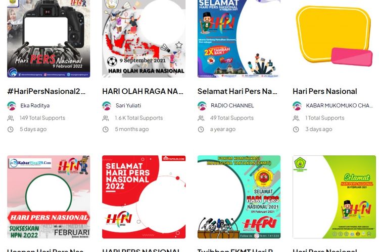 15 Link Twibbon Hari Pers Nasional Yang Bertepatan Pada 9 Februari 2022