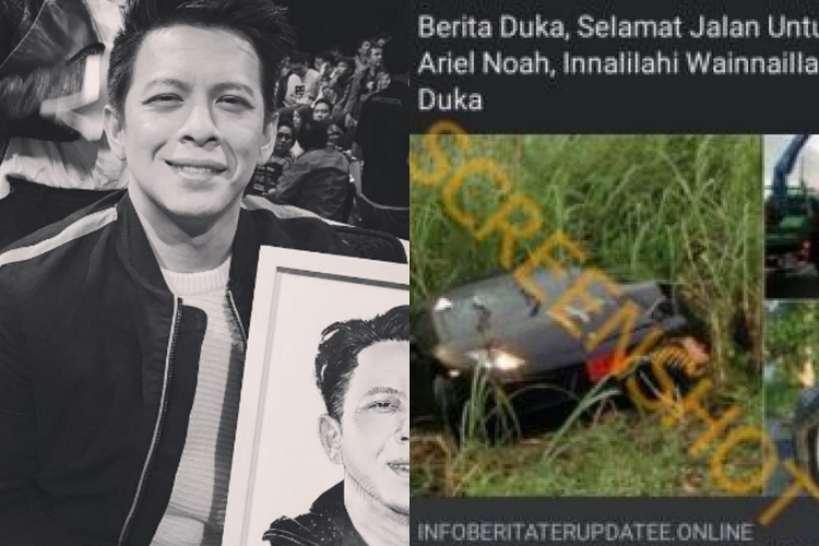 CEK FAKTA Beredar Kabar Ariel Noah Meninggal Dunia Akibat Kecelakaan