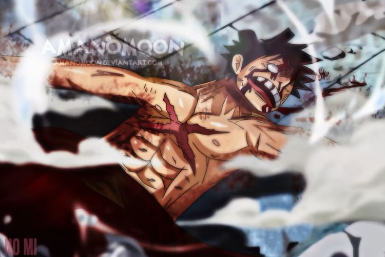 One Piece Chapter 1042 Luffy Dibuat Babak Belur Kembali Oleh Kaido