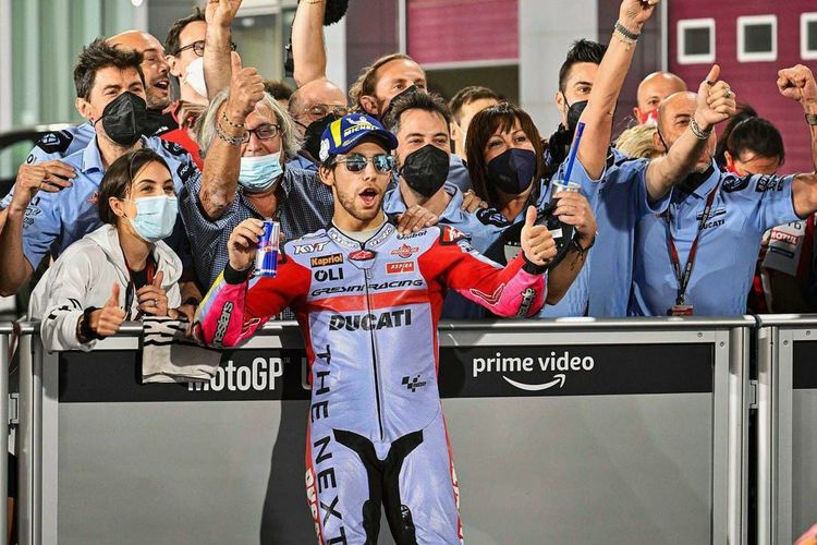 Finis Posisi Pertama MotoGP Qatar 2022 Enea Bastianini Mengingatkan