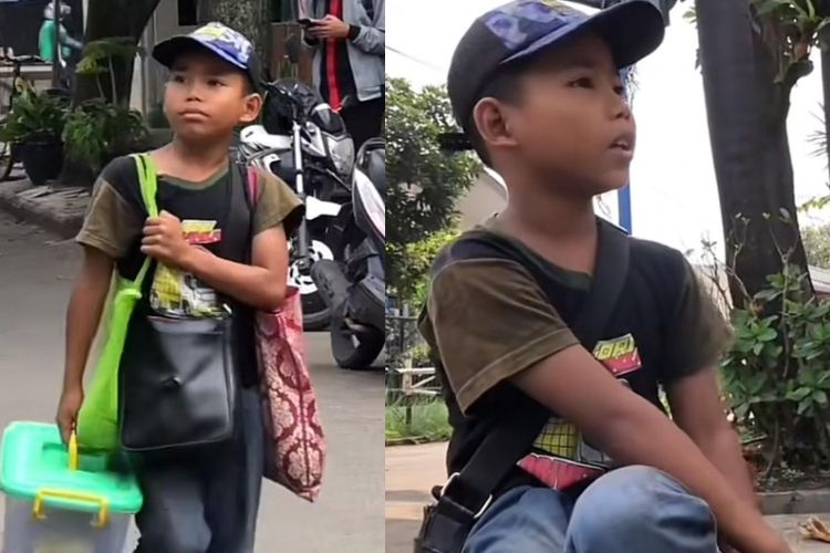 Viral Kisah Pilu Bocah Penjual Gorengan Di Bandung Terpaksa Putus