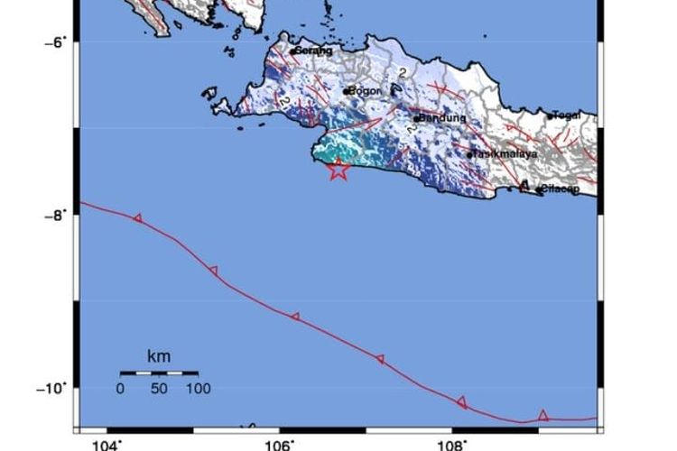 Info Update Titik Pusat Gempa Sukabumi Hari Ini April Simak