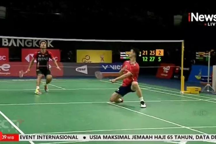 Hasil Thomas Cup 2022 Indonesia Vs China Match Poin Terpanjang Zhao