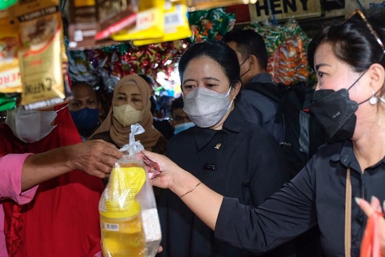 Pedagang Dan Pembeli Masih Mengeluhkan Harga Minyak Goreng Mahal Puan