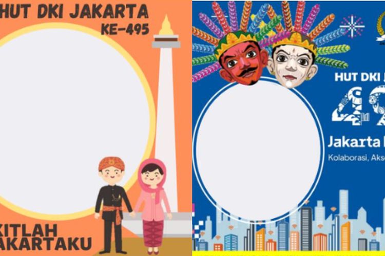 Kumpulan Link Twibbon HUT DKI Jakarta 2022 Ke 495 Tahun Gratis Dengan