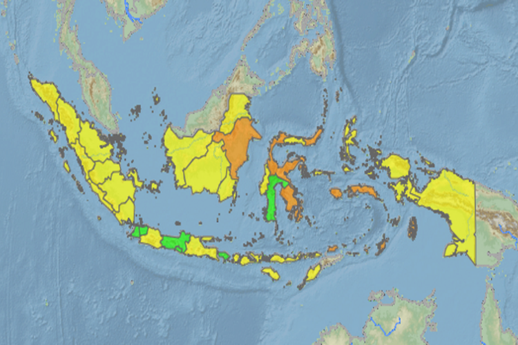 Prakiraan Cuaca Bmkg Prediksi Sebagian Besar Wilayah Indonesia Hujan