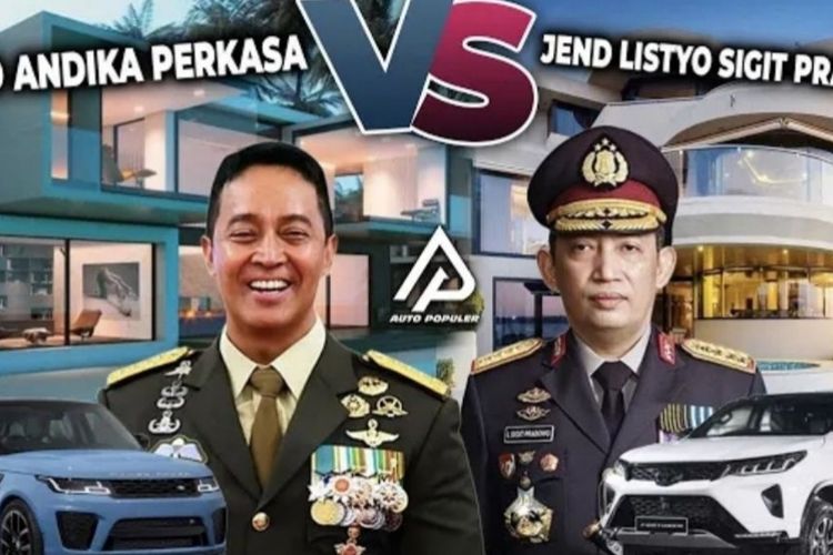 Ini Perbandingan Harta Kekayaan Jenderal Tni Andika Prakasa Dan Kapolri