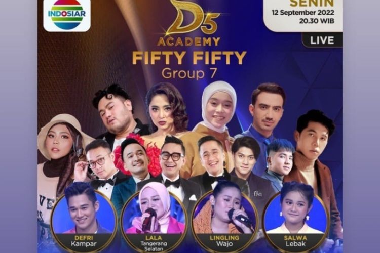 Sedang Berlangsung Grup Dangdut Academy Babak Fifty Fifty Di