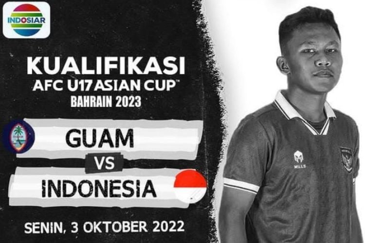 LINK Live Streaming Timnas Indonesia Vs Guam Kualifikasi Piala Asia U17