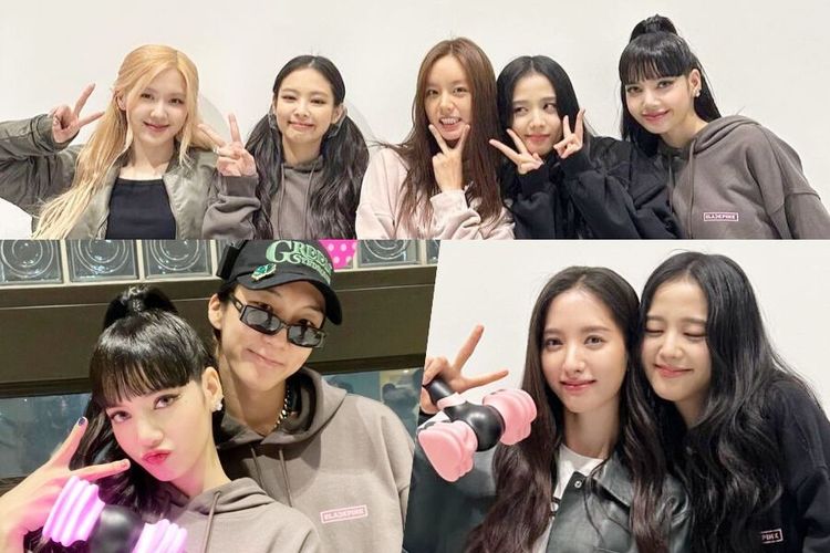 Konser Blackpink Ditonton Bertabur Bintang Dari Hyeri Minnie G I Dle