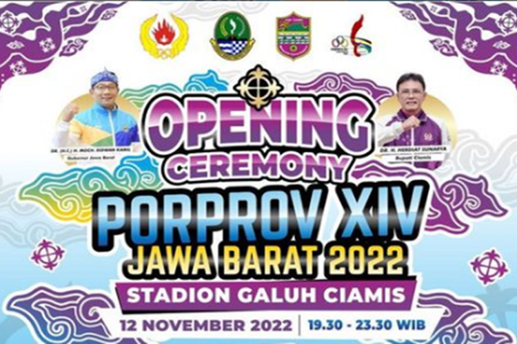 Seremonial Pembukaan Porprov XIV Jawa Barat Di Ciamis 12 November 2022