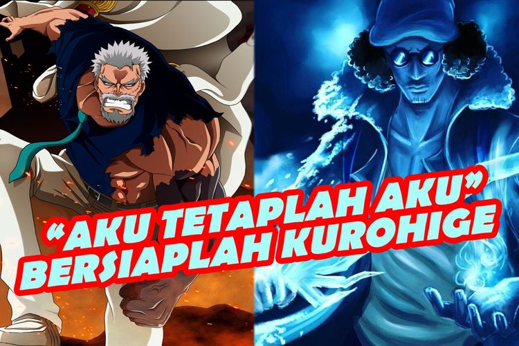 Kurohige Tumbang Di Pulau Beehive Aokiji Kuzan Bersatu Dengan Garp