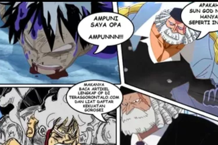 SPOILER One Piece 1089 Akhirnya Gear 6 Luffy Bangkit Usai Sun God Nika