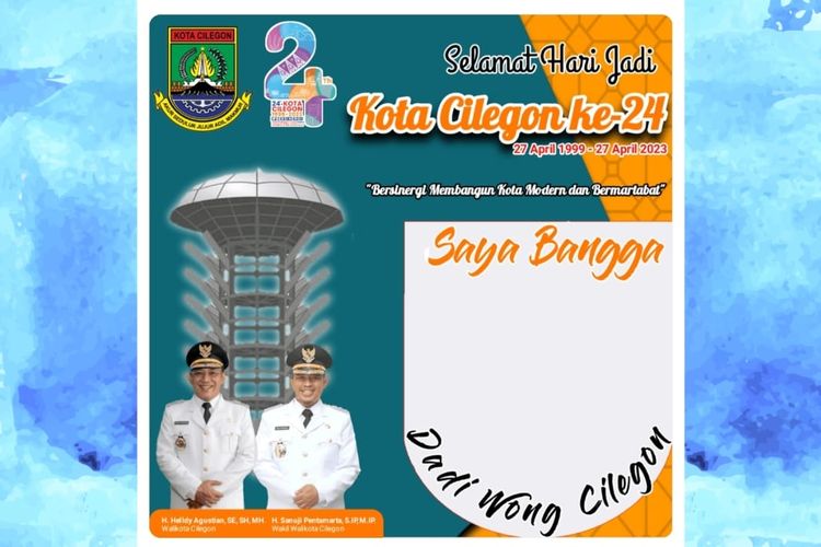 Link Twibbon Hut Ke Kota Cilegon Yang Keren Dan Cara Membuatnya Di