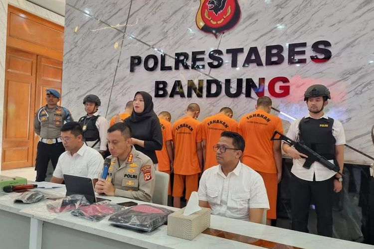 Geng Motor Bentrok Di Cibeunying Kolot Bandung Orang Diciduk Polisi