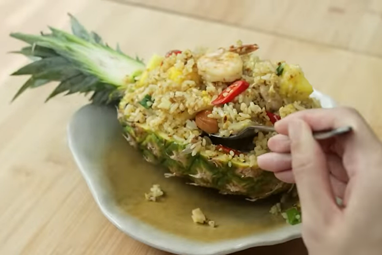 Resep Nasi Goreng Nanas Masakan Thailand Gurih Dan Segar Ala Chef