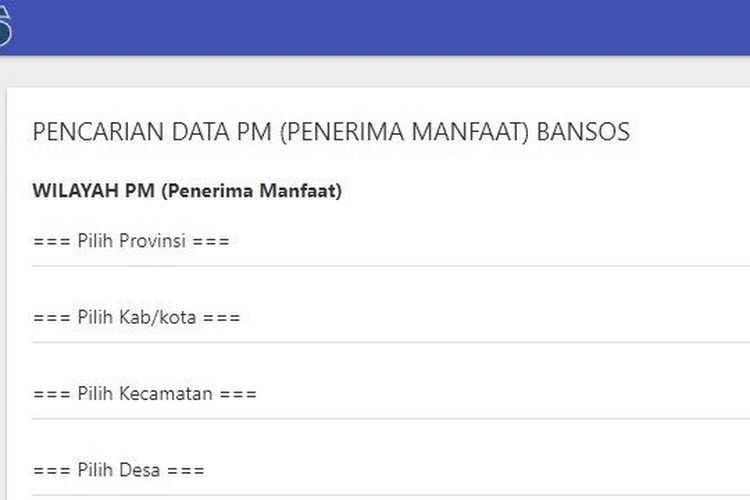 Cara Cek Bansos Pkh Tahap Lewat Hp Cekbansos Kemensos Go Id Blt