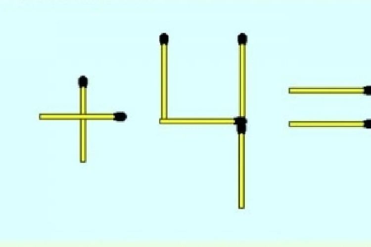 Tes IQ Matematika Pindahkan Hanya 1 Batang Korek Api Untuk