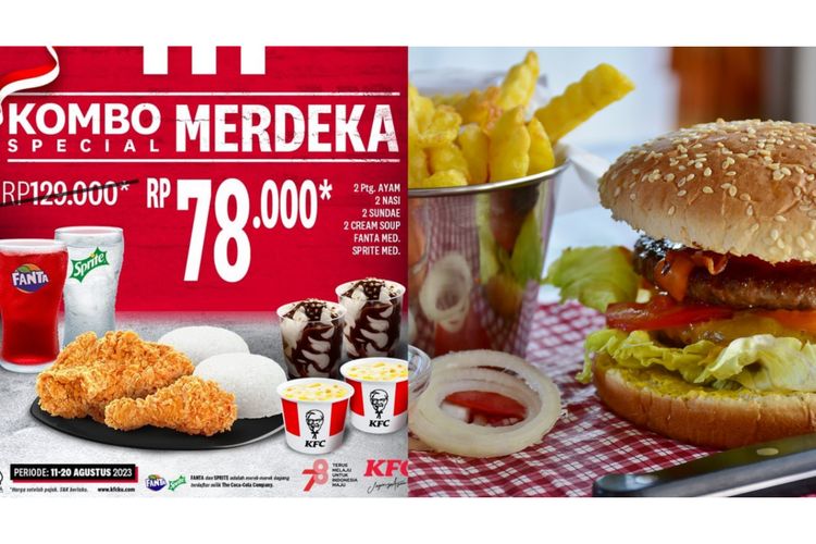 Daftar Promo Makanan Kemerdekaan Hut Ri Ke Kfc Richeese Hingga