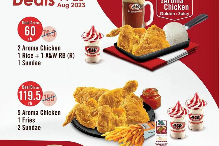 Promo Hut Ri Kemerdekaan Agustus Ada Kfc A W Dan Hokben