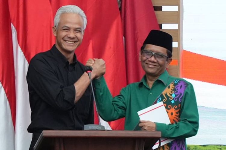 Sah Mahfud Md Resmi Menjadi Pendamping Ganjar Pranowo Sebagai